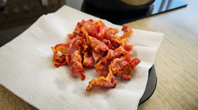 bacon prăjit