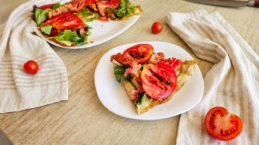 pizza falsă de pui
